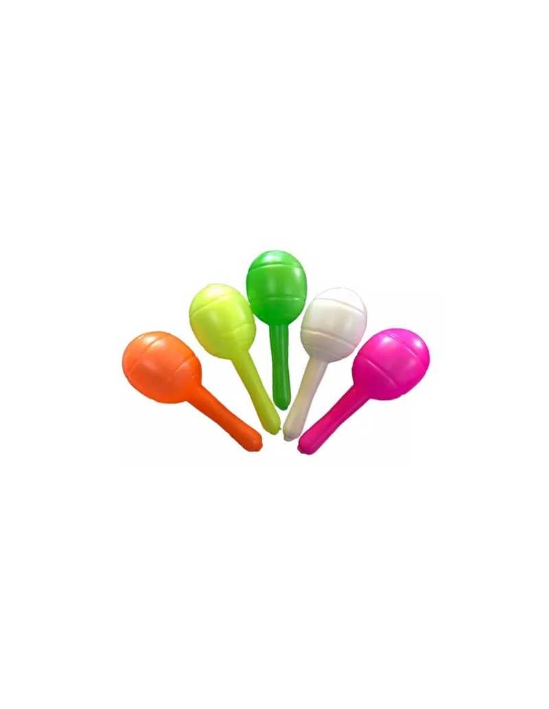 MARACA REDONDA FLUO x1