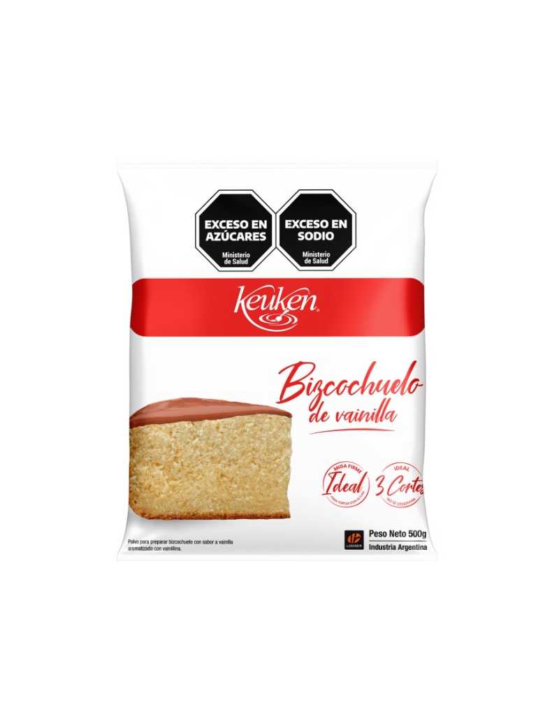 MIX BIZCOCHUELO VAINILLA x500g