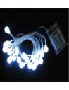 GUIRNALDA LED BOLITAS 20 LUCES 3M FRIA 3 PILAS AA