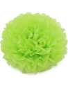 POMPON DECORATIVO 30CM VERDE MANZANA